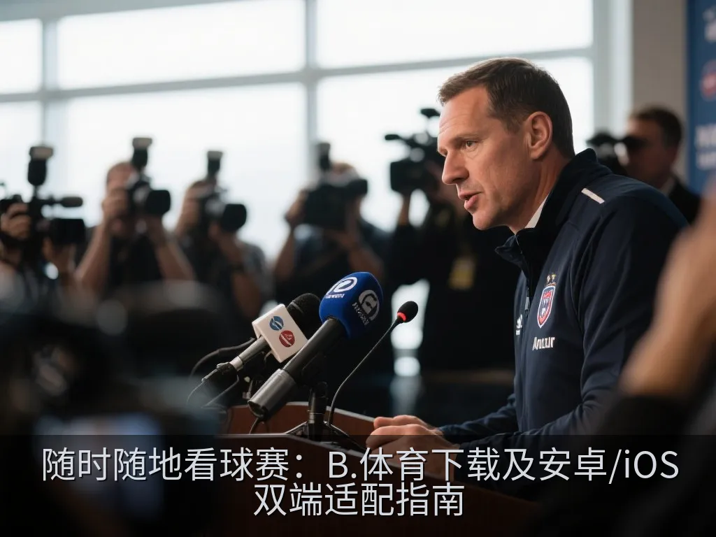 双手握持两部不同操作系统的智能手机展示体育直播界面